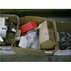 BOX OF RIVETS AND SCREWS