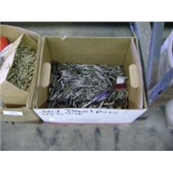 BOX OF RIVETS AND SCREWS