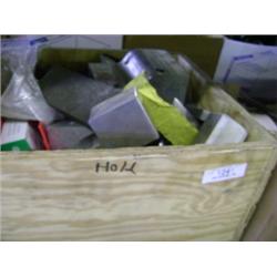 BOX OF ASSORTED LATEX GLOVES