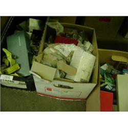BOX OF MISC TOOLS AND FITTINGS