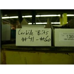 BOX OF CARBIDE BITS