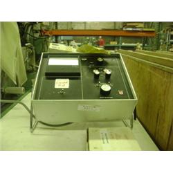 WOOD CUBBY HOLED CABINET W/MISC RODS