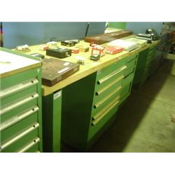 LISTA 5 DRAWER BUTCHER BLOCK WORK BENCH