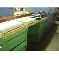 LISTA 10 DRAWER BUTCHER BLOCK WORK BENCH