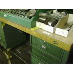 8 DRAWER BUTCHER BLOCK WORK BENCH