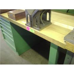 LISTA 6 DRAWER BUTCHER BLOCK WORK BENCH
