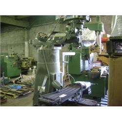 BRIDGEPORT VERTICAL MILL 48" BED/7"RISER