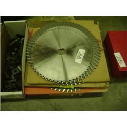 LOT OF LARGE SLITTING SAWS