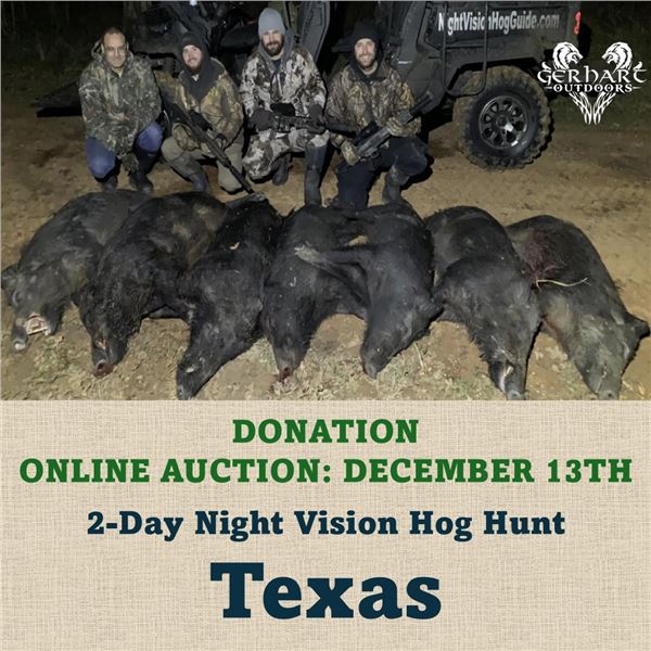 2-Day Night Vision Hog Hunt in Texas