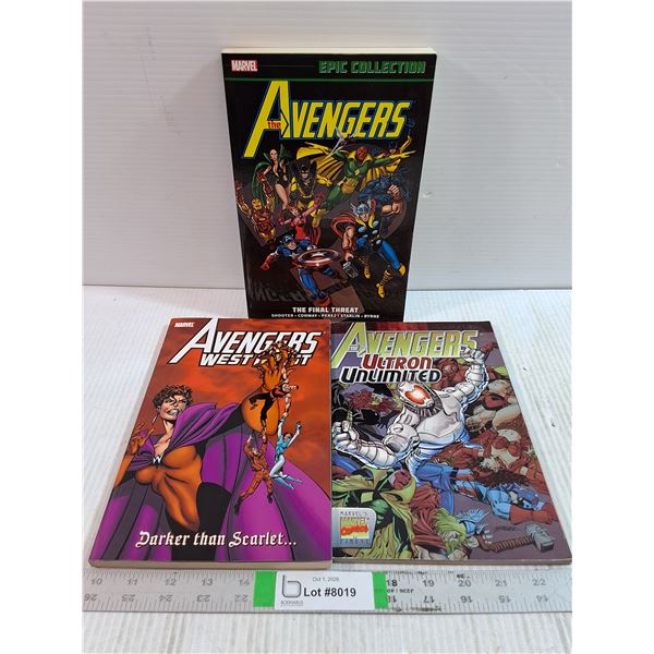 (3) Marvel Avengers Graphic Novels