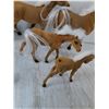 Image 7 : Lifoam 1978 Styrofoam Cooler, (2) Dog Statues, (4) Horse Toys, Medic Bear Toy, Dawn 1978 Statue