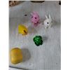 Image 8 : Lifoam 1978 Styrofoam Cooler, (2) Dog Statues, (4) Horse Toys, Medic Bear Toy, Dawn 1978 Statue