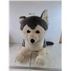 Image 1 : Large Stuffed Husky Dog Toy, Pickup Only