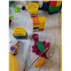 Image 3 : Assorted Kid's Toys, Vehicles, Horses, Mega Bloks, Lego Duplo Blocks, Paw Patrol Bowling Pins, Misc