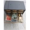 Image 4 : Gray Parts Cabinet & Hardware - 10x7x8"