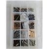 Image 2 : (2) Clear Parts Trays w/Assorted Hardware