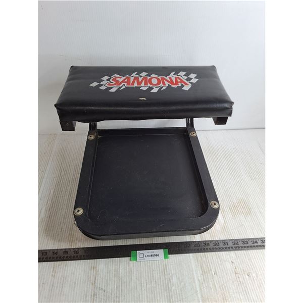 Samona Mechanic's Rolling Stool w/Parts Tray - 13x14x17", Pickup Preferred