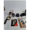Image 2 : Various Automotive Hardware; Tape Measure, Auto Dust Brush, Brake Light, Misc