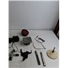 Image 3 : Various Automotive Hardware; Tape Measure, Auto Dust Brush, Brake Light, Misc