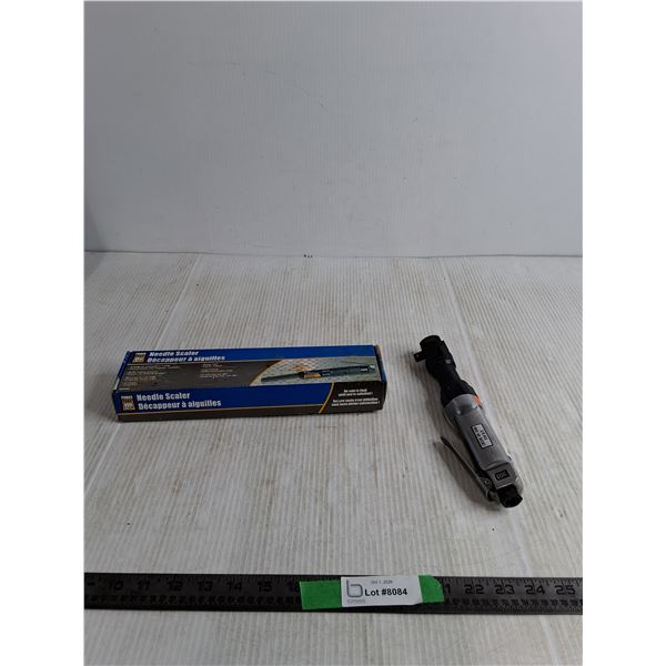 (2) Air Tools; Needle Scaler & 3/8" Drive Air Ratchet