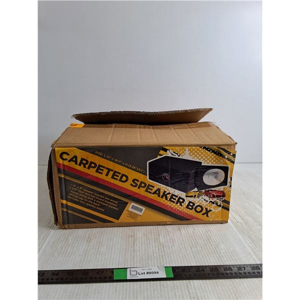 (2) Carpeted 6x9 Speaker Boxes (NIB)