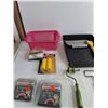 Image 2 : Assorted Small Paint Rollers & Trays, Misc Painting Supplies