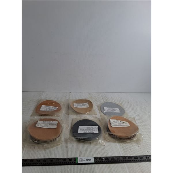 (6) Bags Of 6" Peel & Stick Sanding Discs