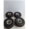Image 2 : (4) 4:10/3.50-4 Hand Truck Tires & Rims (needs tubes)( cannot ship)