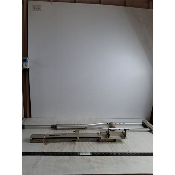 Mastercraft AccRip Skill Saw Cutting Guide, Singular Crutch 45" ( cannot ship)