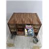 Image 4 : Brown Parts Cabinet & Hardware 13x10x8"