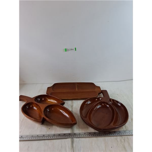 (3) Wooden Serving Boards