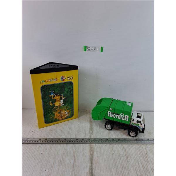 Tonka Recycler Truck and Mordillo Heye 750 Jigsaw Puzzle As-Is