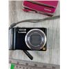 Image 6 : (5) Cameras, Pentax As-Is, Lumix, (2) Fuji Finepix, Nikon AF230 with Bag All Untested
