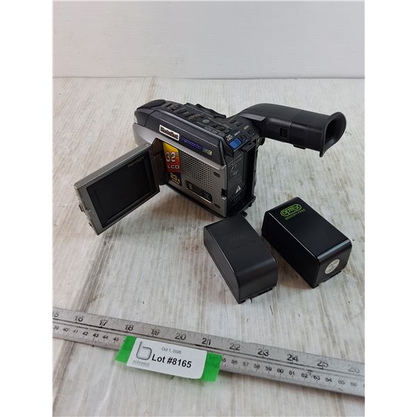 Panasonic PhotoShot Palmcorder VHS with (2) Batteries All Untested