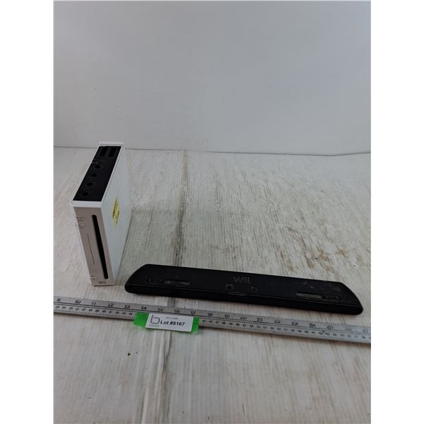 Nintendo Wii Tested Works and Sensor Bar Untested