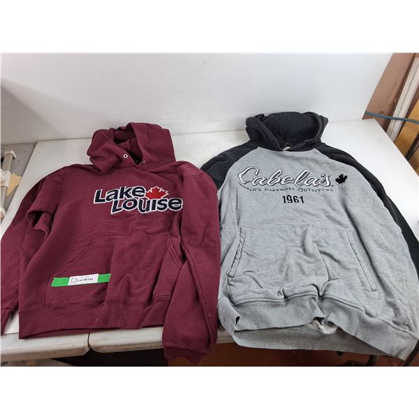 (2) Bunny Hugs - Cabelas, Lake Louise, Size L