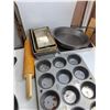 Image 5 : BBQ Utensils, Frying Pans, Cupcake Trays, Baking Trays, Rolling Pin, Loaf Pans, Misc