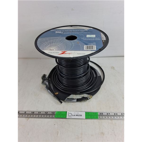 Heavy Duty Quad Shield RG6 Coaxial Cable, Pickup Only