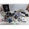 Image 1 : Assorted Computer Cables, SATA Hard Drive Dock, iPhone 4 Case, Remote, Misc
