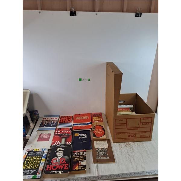 (21) Books, Political, Sociological, Biographical, Canadian