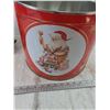 Image 3 : Christmas Tin Container with Ceramic Tree Body