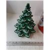 Image 6 : Christmas Tin Container with Ceramic Tree Body