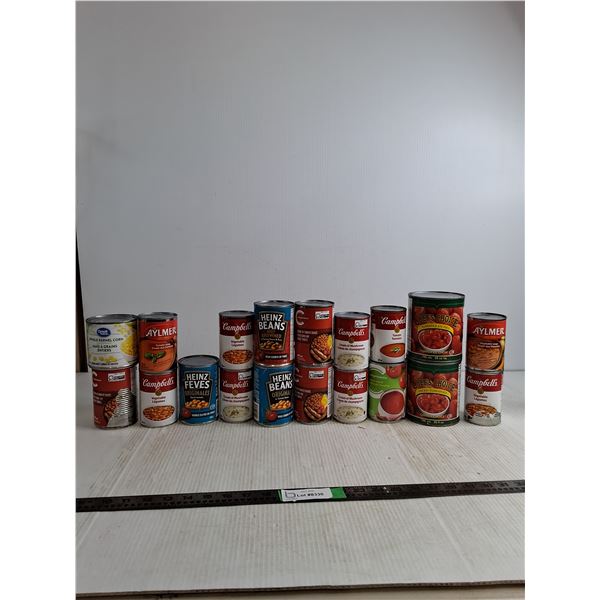 (19) Canned Foods; Beans, Cream Of Mushroom, Tomato Sauce, Misc