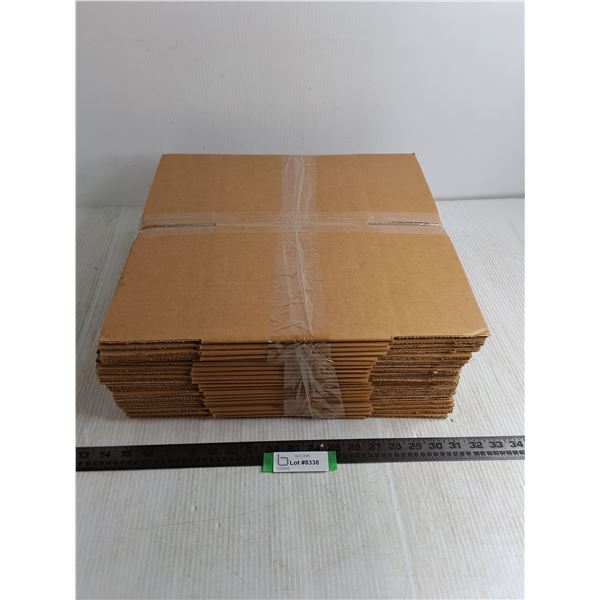 (21) Unused Uline Cardboard Boxes - Folded Size 8x8x8"