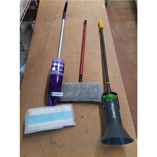 Swiffer Mop w/Chemical, Vieda Floor Mop, Smart Ones Precision Weed Sprayer - 49" Length - PU Only