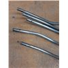 Image 2 : ** (5) Curly Metal Ground Spikes - 70" Length - Pickup Only