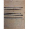 Image 3 : ** (5) Curly Metal Ground Spikes - 70" Length - Pickup Only