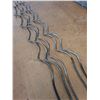 Image 4 : ** (5) Curly Metal Ground Spikes - 70" Length - Pickup Only