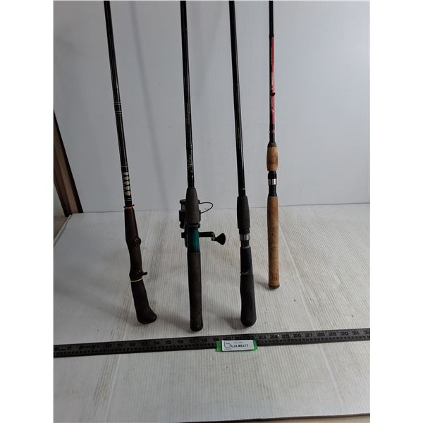 * (3.5) Fishing Rods & Alpha Reel - 78" Length - Pickup Only