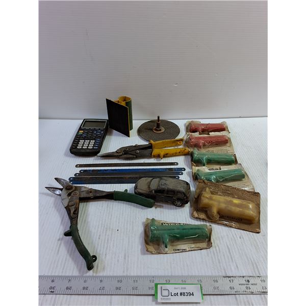 Tool Grips, Shears, Calculator, Misc